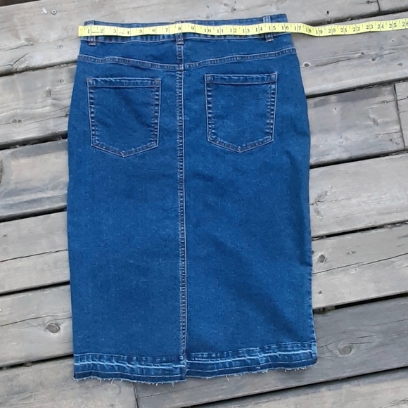 Liquidx Demin Pencil Skirt - Picture 2 of 3